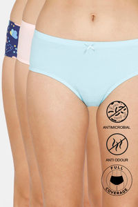 Navy AOP Lt Pink Sky Blue